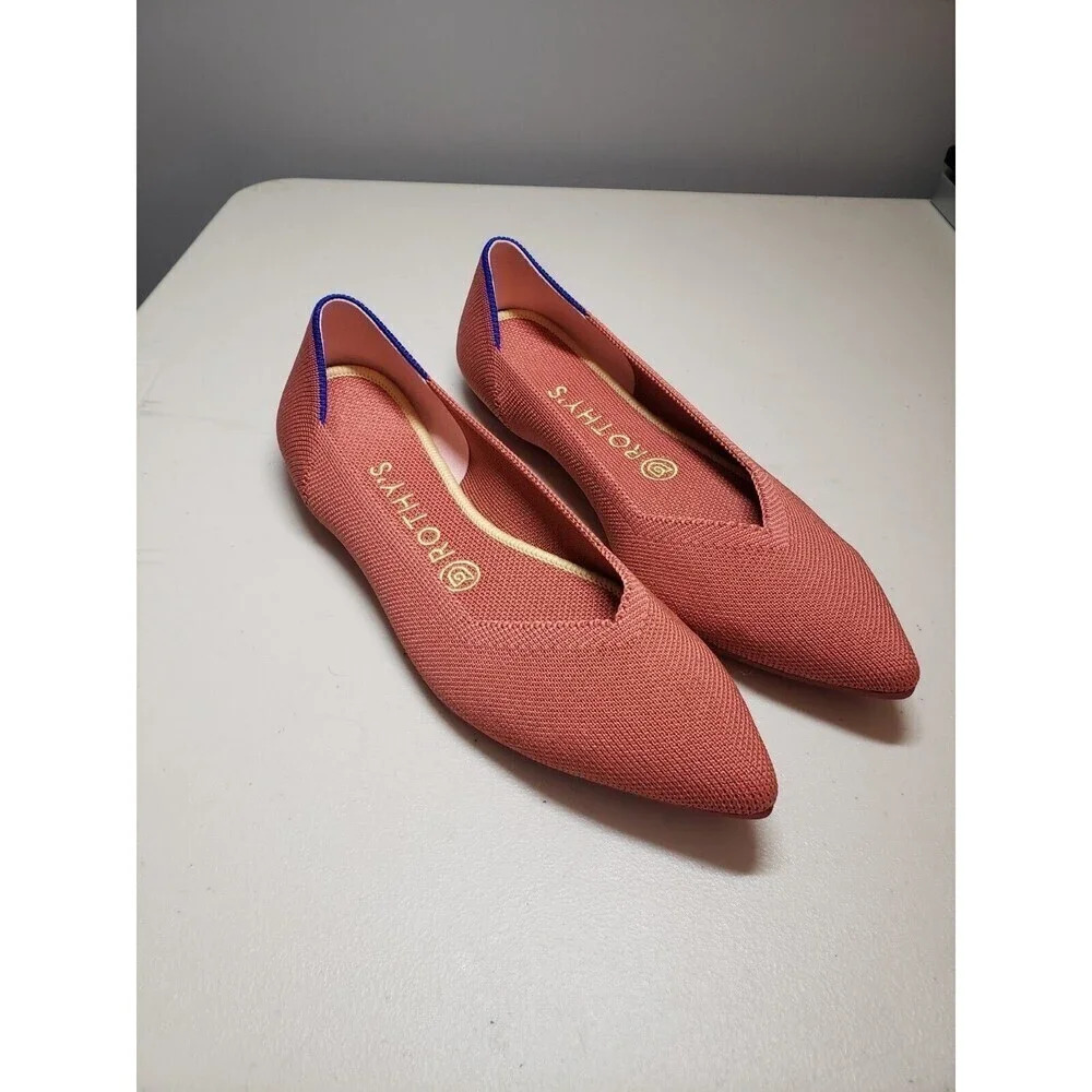 Rothy's The Point In Copper Women's Size 8.5 - Rare Retired Color